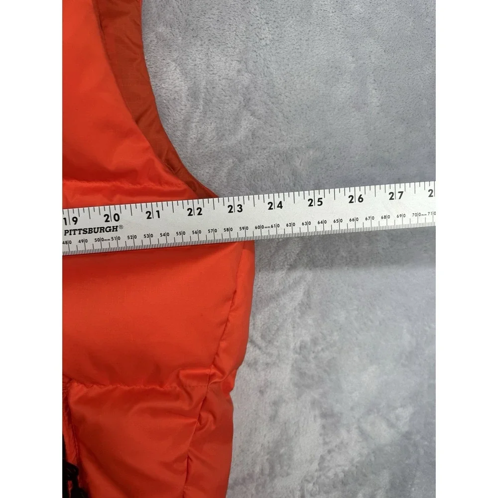 Ralph Lauren‎ RLX Down Sleeveles Vest Orange Men's Size Large L EUC
